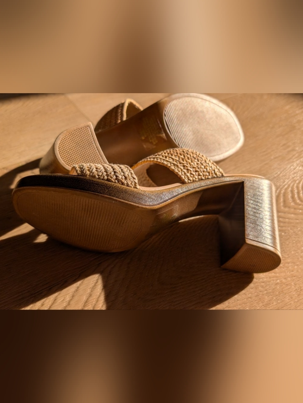 Mariella Raffia Slide Sandals - Picture 4 of 5